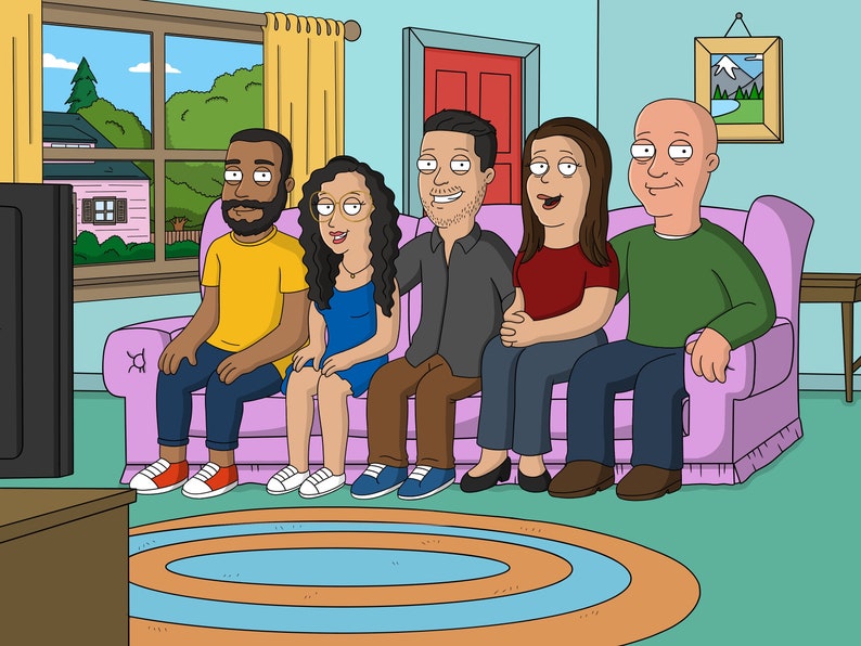 Family Cartoon photo review